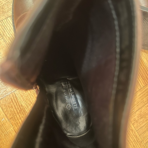 Call It Spring Brown Ankle Boots - Picture 6 of 7